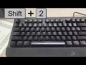 How to Type @ on Computer or Laptop