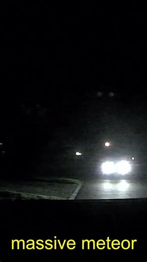 This driver was completely unaware of what his rear dashcam was capturing late at night. Because sud