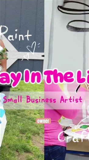 💖A day in the Life of a Custom hand painted banner and decor maker Small business vlog #art #diy
