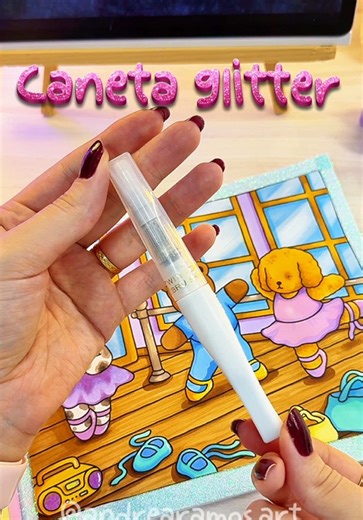 Caneta Glitter Kuretake: Teste e Dicas de Uso