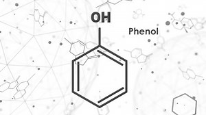 clip-1063304899-phenol-structural-chemical-formula-lines-dots-connected