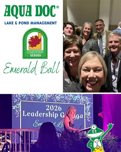 An evening full of emerald sparkle! 💚✨ We had a fantastic time attending the Leadership Geauga Emerald Ball, an annual celebration that brings together community leaders, alumni, and supporters to connect, celebrate, and support the future of leadership in Geauga County. #LeadershipGeauga #EmeraldBall #CommunityLeadership #CommunityConnection #SupportingOurCommunity #CommunityImpact #LocalLeaders #AquaDoc #LakeManagement #Pond Management