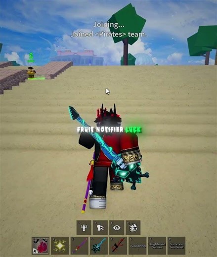 Fruit Notifier Luck!!☠️ - Blox Fruit!!