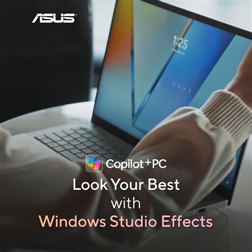 4.2K views · 35 reactions |  Make your video calls way cooler! #ASUS AI PC with Windows Studio Effects gives you auto background blur and portrait lighting for a pro vibe anytime!  Which feature are you hyped about? https://asus.click/aipc_fb #AIPC | ASUS | Facebook