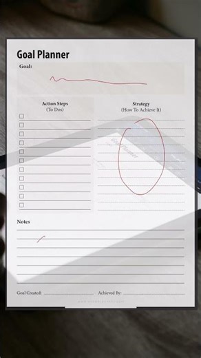 Goal Planner 2025 | Achieve Your Dreams with Nord Planners #goalplanner #printable