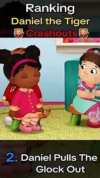 Ranking Daniel the Tiger CRASHOUTS 💥🤬 #shorts