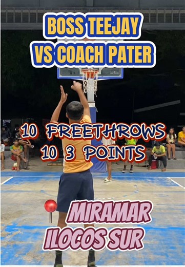 Basketball Shooting Challenge: Teejay vs Coach Pater