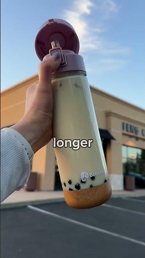 ✨ Meet BobaMate, a tumbler and bottle with a built-in 360° movable boba straw 🧋