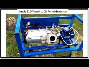 New How to Turn 220v Petrol Generator to Free Energy Fuelless