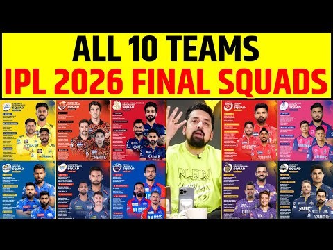 IPL 2026: FINAL SQUADS OF ALL 10 TEAMS | SABSE DHURANDHAR TEAM KAUN SI? RATING 1–10 😱 #iplauction