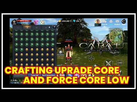 HOW TO CRAFT UPGRADE CORE AND FORCE CORE LOW (LUGI BA O MAY KITA?) | CABAL M PH