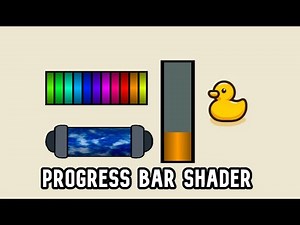 Flexible progress bar shader in Godot 4!