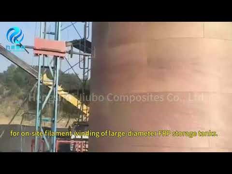 FRP-OW GRP Vertical Tank Filament Winding Machine | Large-Diameter Automated Winding