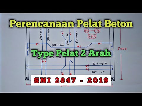 MANUAL : Perencanaan Pelat Beton 2 Arah [Beton Bertulang]