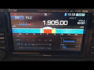icom ic-705 Dstar test on top band