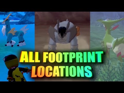 ALL Footprint Locations! Terrakion, Virizion, & Cobalion Crown Tundra Encounter Guide 🙂