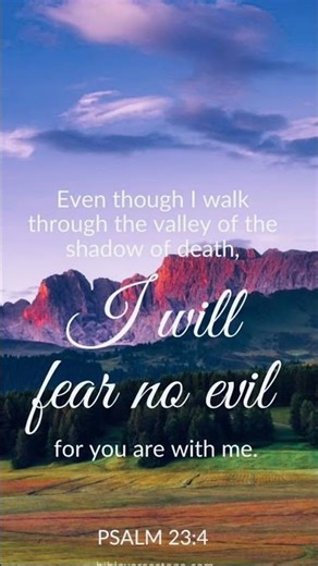 Psalm 23:4 | “God’s Comfort in Darkness 🙏