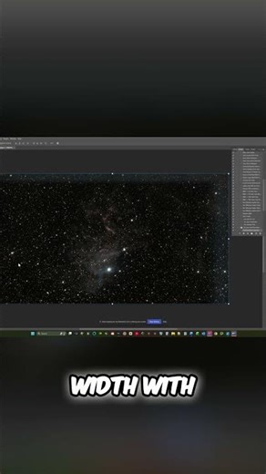 Image Processing Explained: From Nebula to Finished Photo #shorts