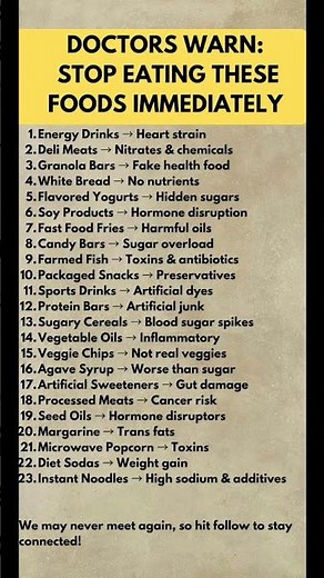 23 Foods Doctors Recommend Limiting Immediately (Ultra-Processed Foods That May Harm Your Health)