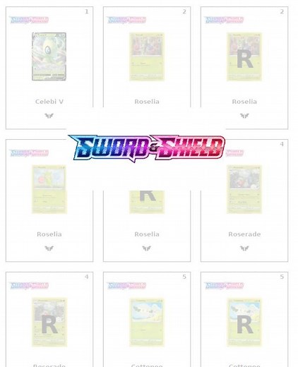 Pokémon Master Set Placeholders – Sword & Shield Era | All Sets (2020-2023   Promos) | With Checklists - Etsy