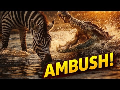 Death Beneath the Water: The Crocodile’s Silent Attack