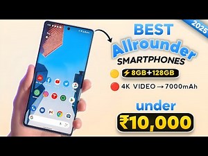 Top 5 Best 5G Phones under 10000 in India 2025 | Camera + Battery + Gaming Phone