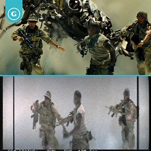 304K views · 10K reactions | Bumblebee, Optimus Prime, Shia LaBeouf, and Megan Fox return to theaters today and July 14 thanks to the re-release of 2007's Transformers! Here's a behind-the-scenes look at how Michael Bay brought the Hollywood blockbuster to life!  | GameSpot | Facebook