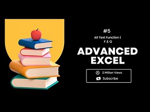 Advanced Excel Tutorial [#5] | All Text Function | Seprate First Name & Last Name | #ITHW