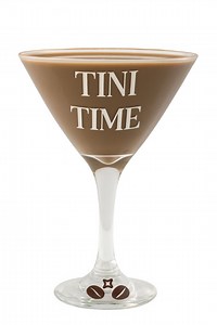 Martini Glass - Perfect for Espresso Martini’s - Party Martini Glass - Tini Time Glass - Cocktail Glass for Matrini - Brown Martini Glass - Etsy