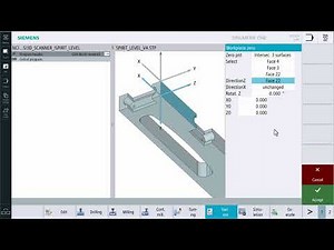 Feature Based Machining with the new 3D scanner for SINUMERIK