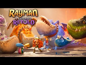 Rayman Legends Retold *NEW* Dragon Flying Levels [4K60FPS]
