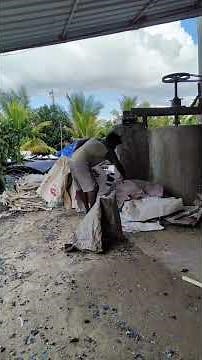 Plastic HDPE Pipe Grinding Material Dried To Fill