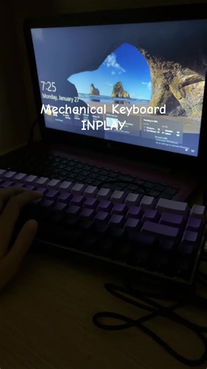 INPLAY Mechanical Keyboard with 24 RGB Light Effects