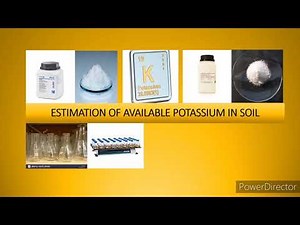 Estimation of available Potassium in Soil