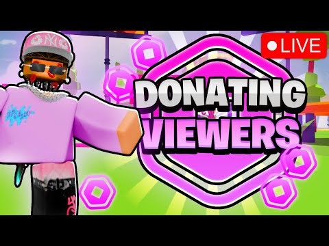 🔴LIVE Donating 10-20 Robux To EVERY Viewer ! 💸Pls Donate💸🔴1,000 ROBUX GIVEAWAY!!