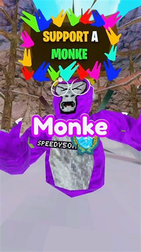 SUPPORT A MONKE V4! | Gorilla Tag #supportamonke