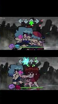 Blazin' Sky VS BF & Sky VS GF Comparison #fnf #shorts