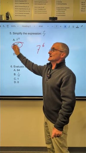ASVAB Algebra Exponents Simplify the Expression #asvab #math #asvabmath