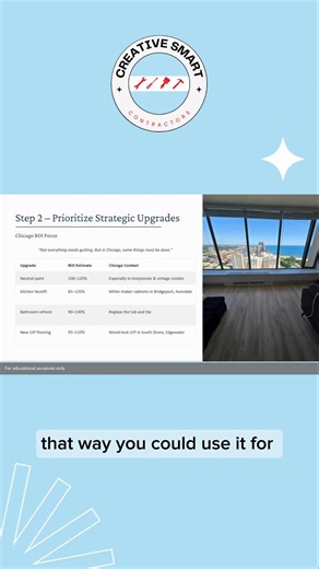 𝗦𝘁𝗲𝗽 𝟮: 𝗣𝗿𝗶𝗼𝗿𝗶𝘁𝗶𝘇𝗲 𝗦𝘁𝗿𝗮𝘁𝗲𝗴𝗶𝗰 𝗨𝗽𝗱𝗮𝘁𝗲𝘀 Not every renovation brings the same return — the key is knowing which updates create real equity and which ones just drain your budget. In this video, we dive into Step 2 of our Hidden Equity System — how to prioritize smart, strategic improvements that deliver measurable value. From energy-efficient upgrades to high-impact design changes, we’ll show you how to plan renovations that attract buyers, increase property value, and 