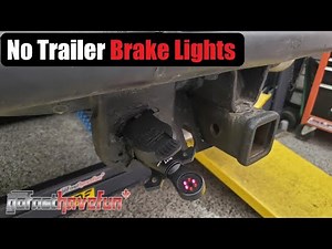 1999-2006 GMT800 Chevy Silverado & GMC Sierra No Trailer Brake Lights Diagnosis 7-Way Trailer Plug