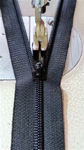 Installing a Zipper Slider #shorts #sewing #zipper
