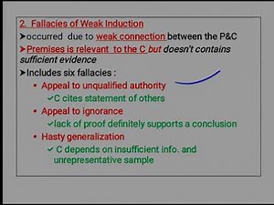 logic and critical thinking chapter 5 fallacies of weak induction part 4