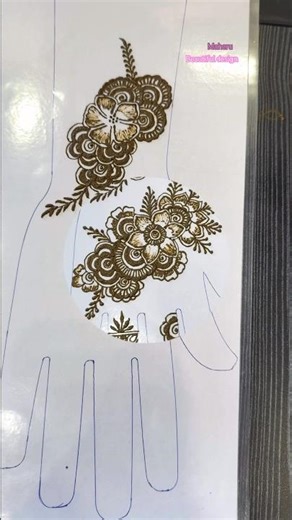 Flowers mehandi design#henna#flowers#ytshorts#shorts