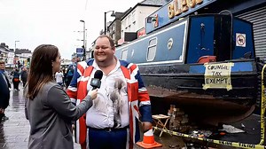 165K views · 470 reactions | A full-length narrowboat sits bizarrely...