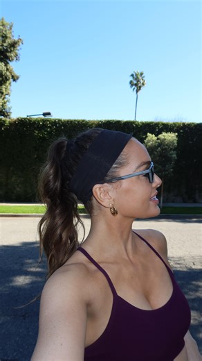 Susie Evans on Instagram: "When it rains, we pivot! Running around Beverly Hills was not a bad second option for this girl trying to become a runner. Do you guys think I should try a run club next time or try sprints on a track?? #ad"