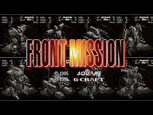 SFC フロントミッション 機体ヴァンツァー グラフィック SNES Front Mission Wanzer Collection