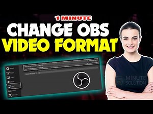 How to change obs video format 2024 (Quick & Easy)