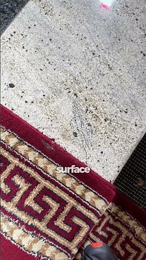 Travertine Tile Hole Repair | Large Circular Damage Invisibly Restored