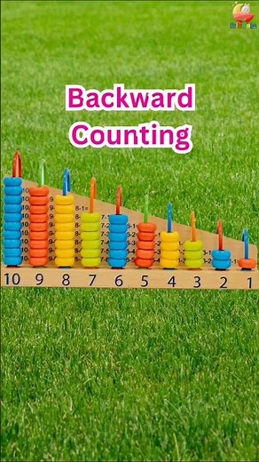 🔢 “Count backward — 10 to 1!” 🎶Cute baby voice + fun animation = perfect preschool learning video 💕