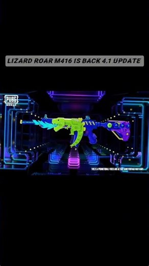 🔥 Lizard M416 is Back in BGMI 4.1 Update! 🦎💥